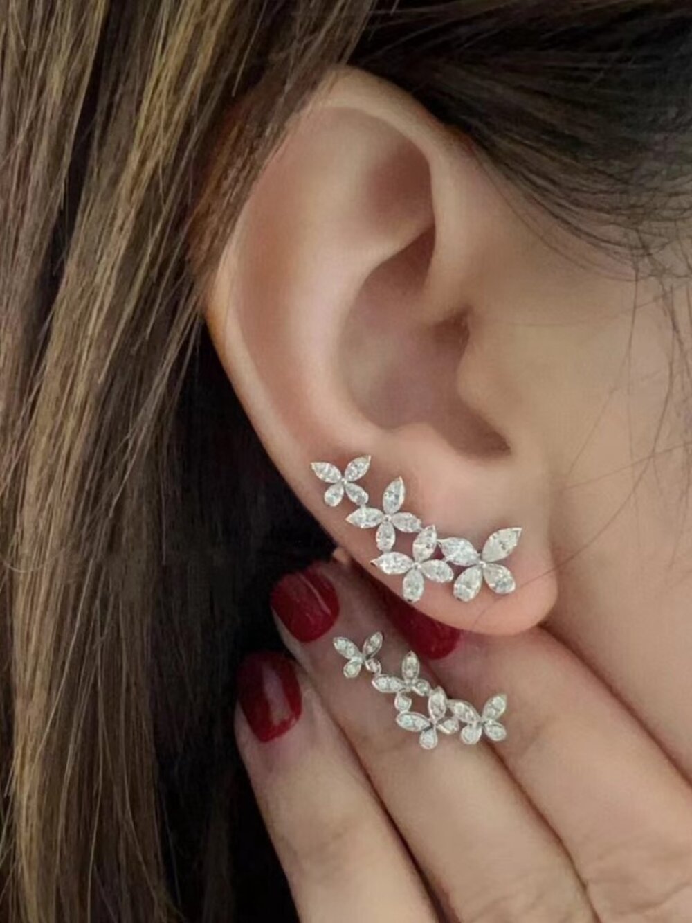 Graff diamond stud earrings